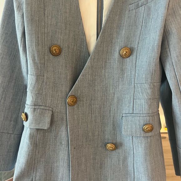 Balmain blazer size S (0-2) light blue - Picture 5 of 17